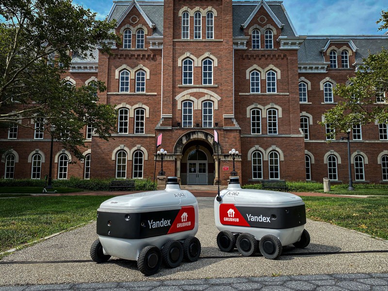 写真：ヤンデックス社ロボット。オハイオ州立大学提供
