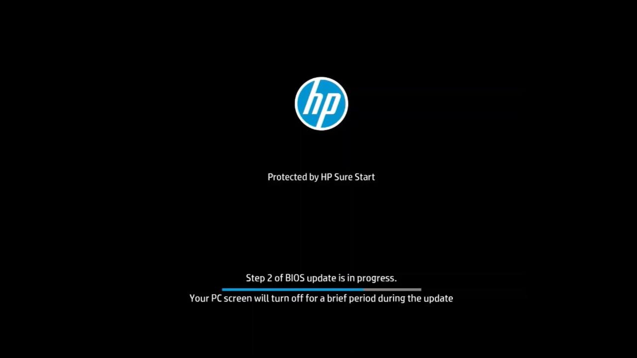 図15.HP BIOS更新中の画面