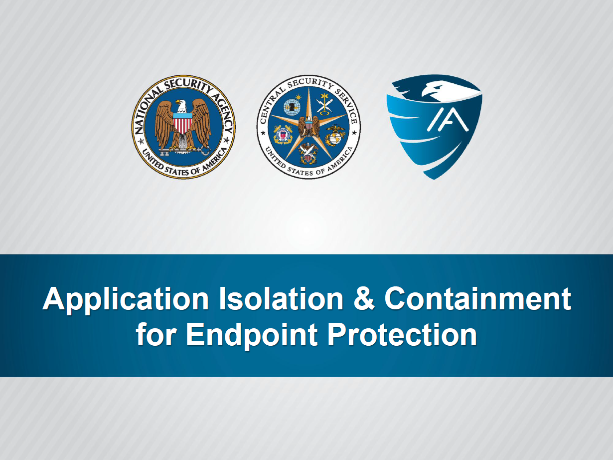 Application Isolation & Containment for Endpoint Protection