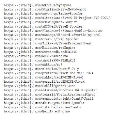 このキャンペーンに関連するGitHubリポジトリのリスト