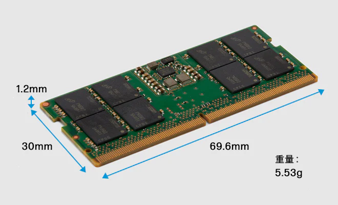 HP 16GB DDR5メモリ （4800MHz)