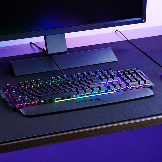 HyperX Alloy MKW100メカニカル ゲーミング キーボード (赤軸) US配列