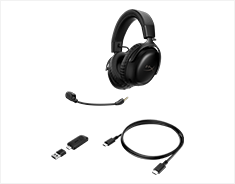 Hyper X Cloud III S Wireless ゲーミングヘッドセット（ブラック/レッド&ブラック&ホワイト）