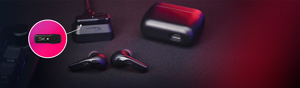 HyperX Cloud MIX Buds 2 ノイズキャンセリング ワイヤレス ゲーミングイヤホン