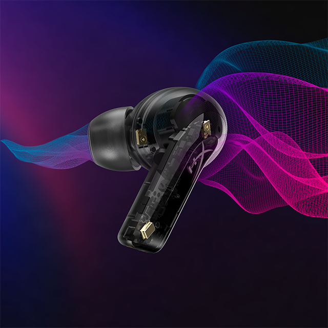 HyperX Cloud MIX Buds 2 ノイズキャンセリング ワイヤレス ゲーミングイヤホン