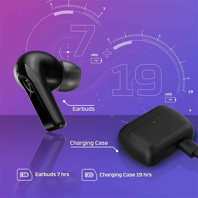 HyperX Cloud MIX Buds 2 ノイズキャンセリング ワイヤレス ゲーミングイヤホン