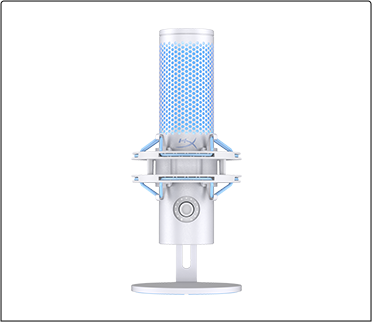 HyperX QuadCast2 コンデンサーマイク USBマイク（ホワイト）