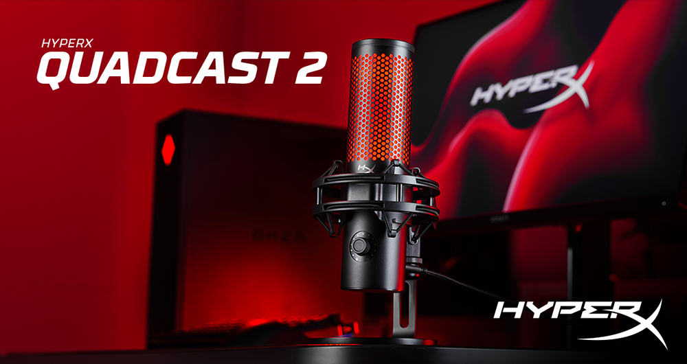 HyperX QuadCast2 コンデンサーマイク USBマイク