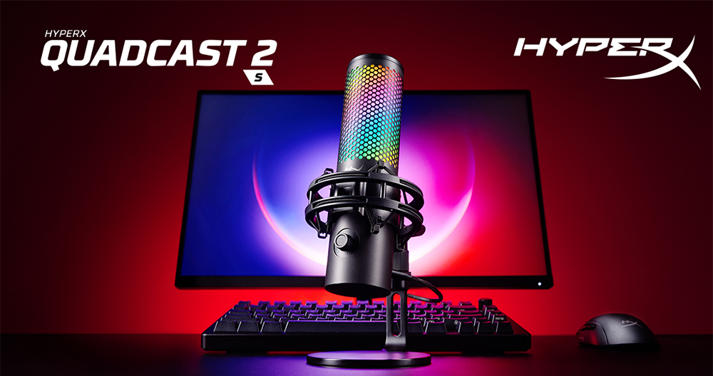 HyperX QuadCast 2 S コンデンサーマイク USBマイク