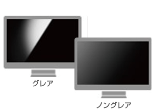 日本HPの法人向けモニターは全てノングレアタイプ