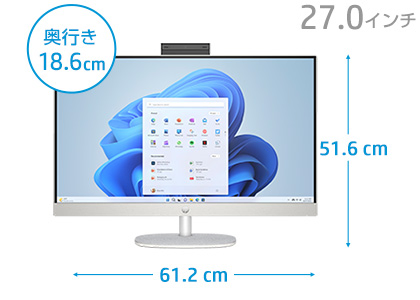 HP All-in-One 27-cr（インテル）