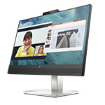 HP M24 Webcam ディスプレイ 価格.com限定モデル [黒・23.8インチ・FHD・Webカメラ・マイク・スピーカー内蔵]＜イヤホン付＞