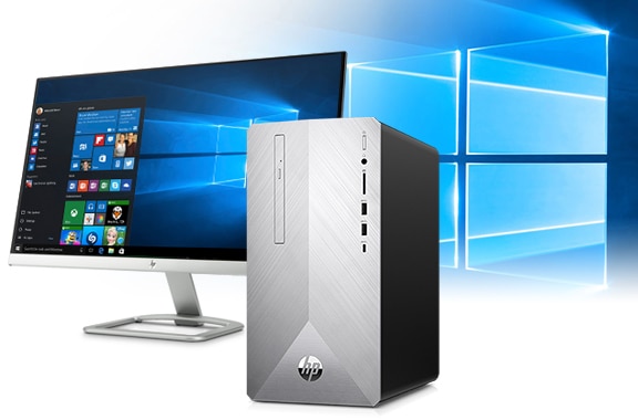 HP Pavilion Desktop 595-pOxxx LGモニターなど付き-