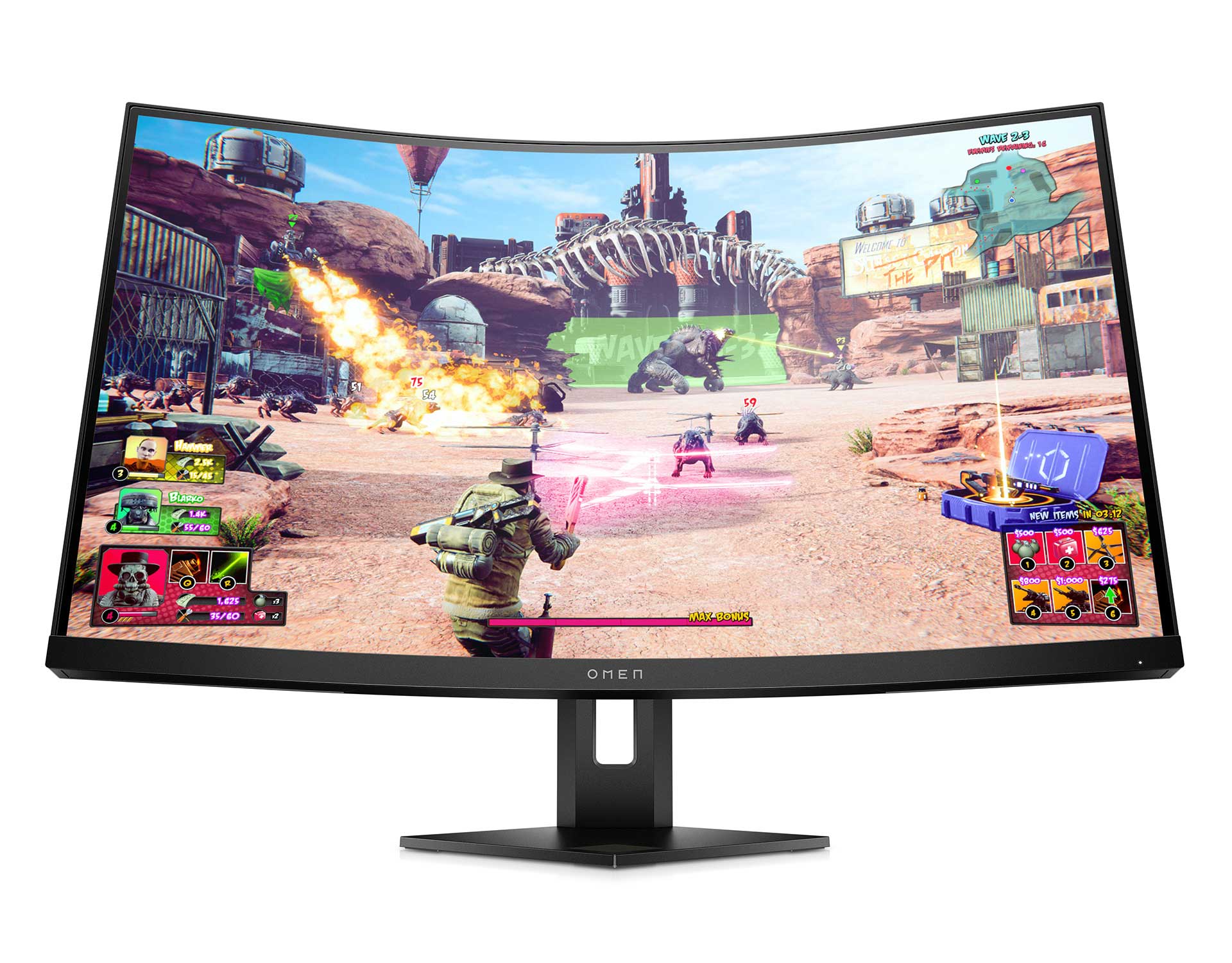 OMEN 27c QHD カーブド 240Hz ゲーミングモニター（最終値下げ)-