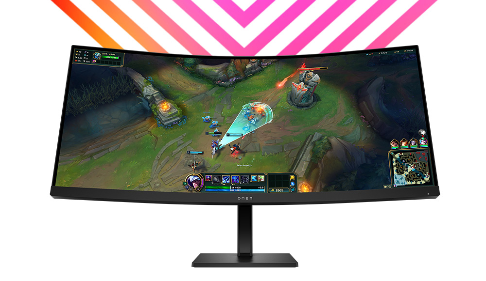 OMEN 34c G2 180Hz WQHDカーブド ゲーミングディスプレイ