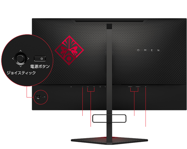 OMEN X by HP 25f ゲーミングディスプレイ 製品詳細 - ゲーミング ...