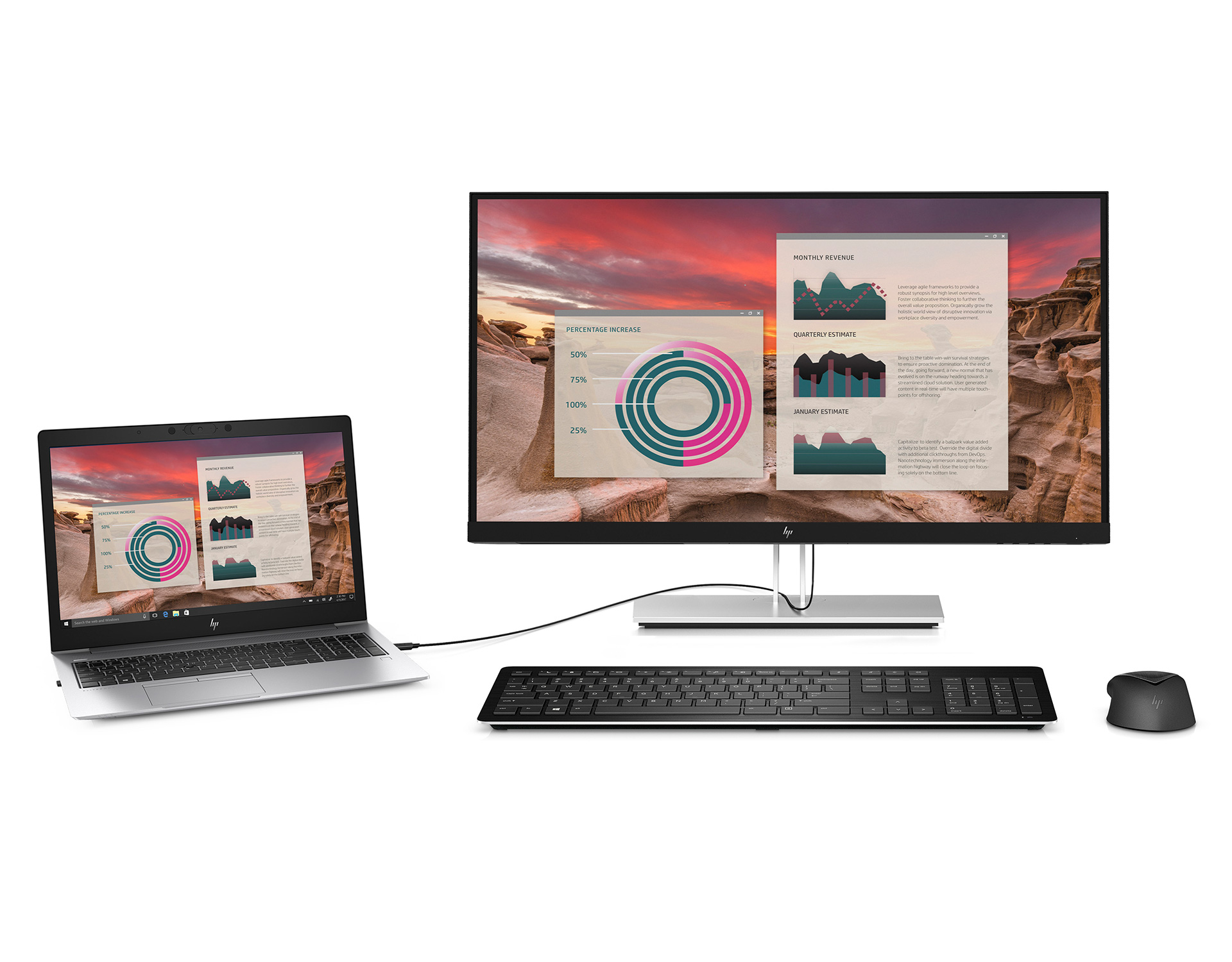 HP E27u G4 QHD USB-C Monitor