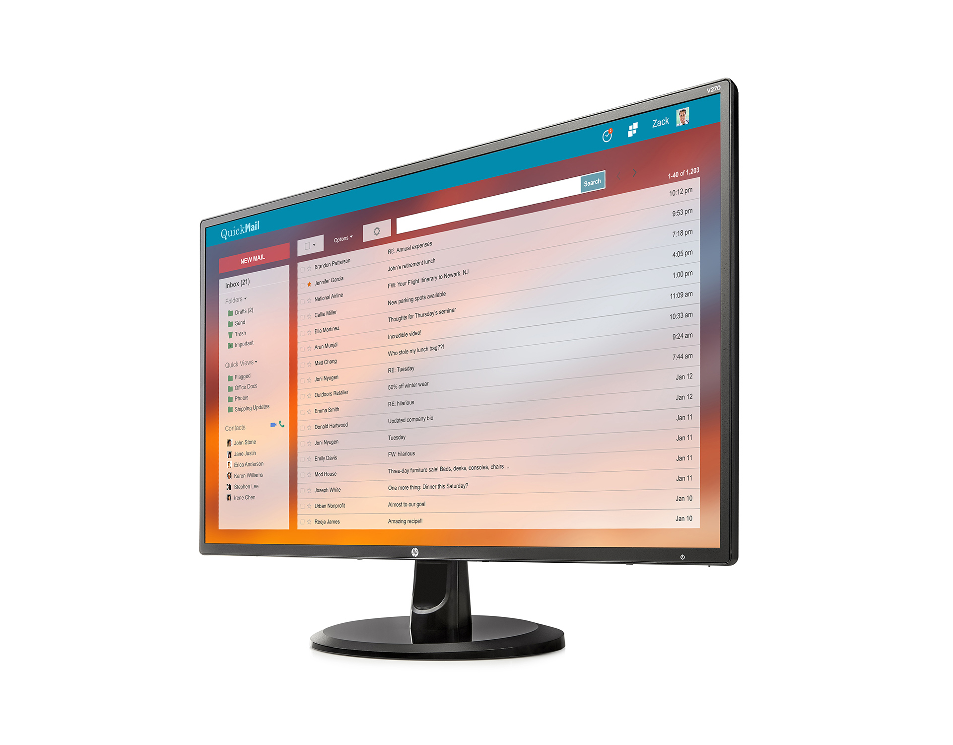 hp 27 inch led