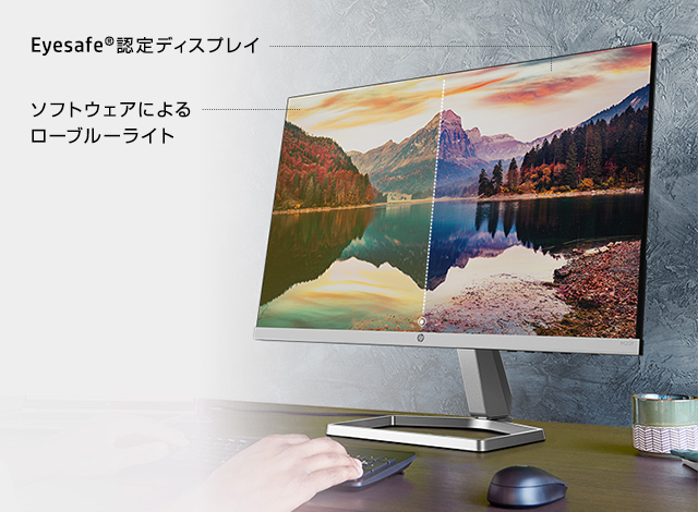 HPモニター M22f 21.5インチ フルHD 薄型 非光沢 IPSパネル