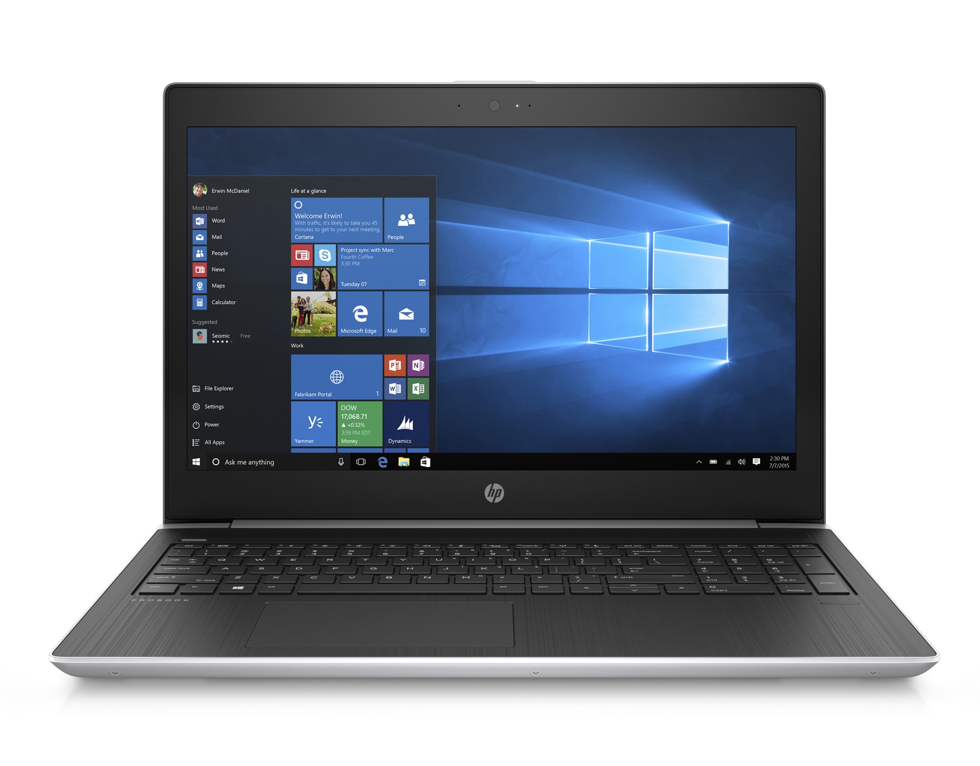 【大画面17.3インチ】 【高スペック】 HP ProBook 470 G5 第8世代 Core i7 7500U/2.70GHz 8GB SSD240GB M.2 Windows10 64bit WPSOffice 17.3インチ フルHD カメラ テンキー 無線LAN パソコン ノートパソコン PC Notebook