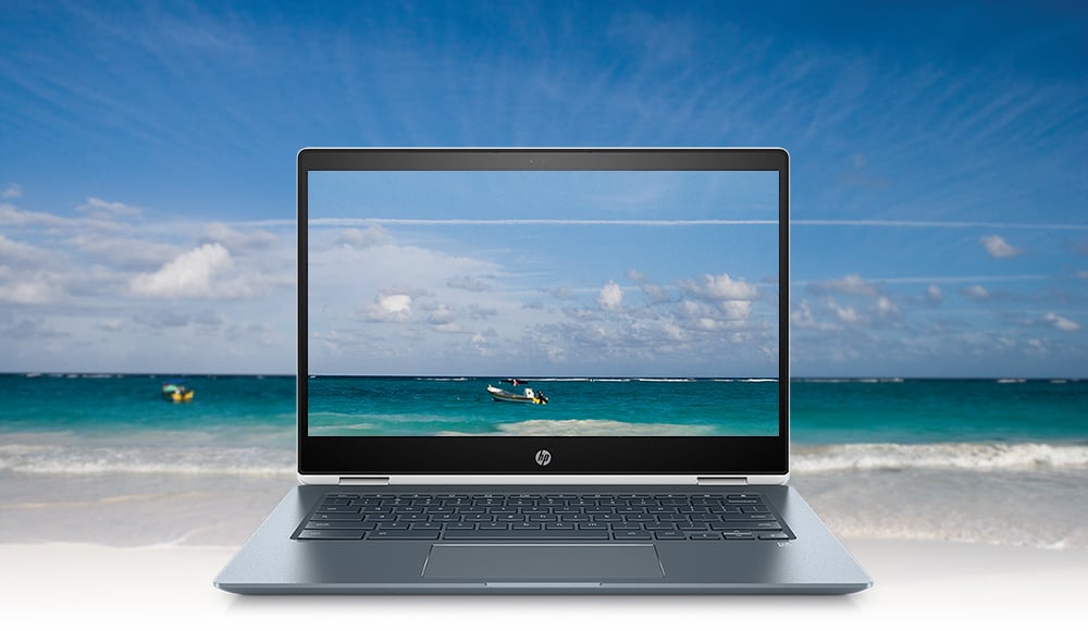 HP Chromebook x360 14 ベゼル（画面の縁）が薄く美しいディスプレイ