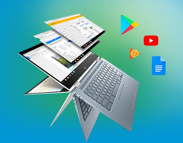 HP chromebook x360 14-da0008TU i3/8GB