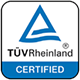 TUV Rheinland Group認証済