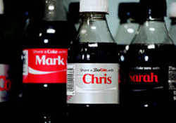 Coca-Cola(R)社、パーソナルキャンペーンを実施