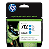 HP712インクカートリッジ シアン 29ml×3