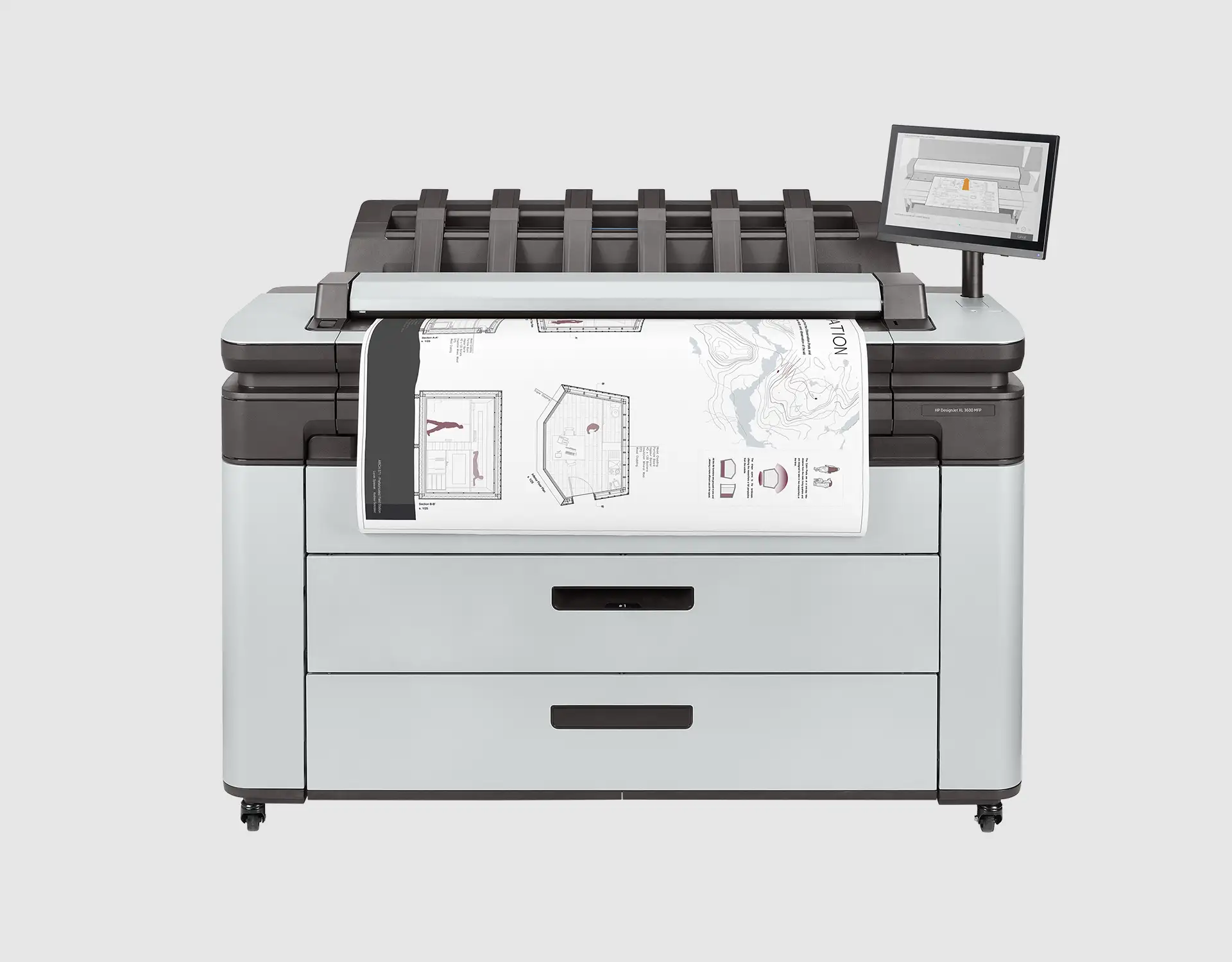 HP DesignJet XL 3600 dr MFP A0モデル （6KD25A#BCD）