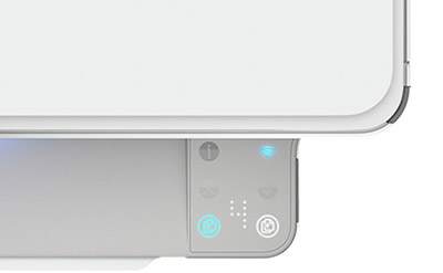 HP ENVY 6020 スマートなアイコンで表示されるコントロールパネル