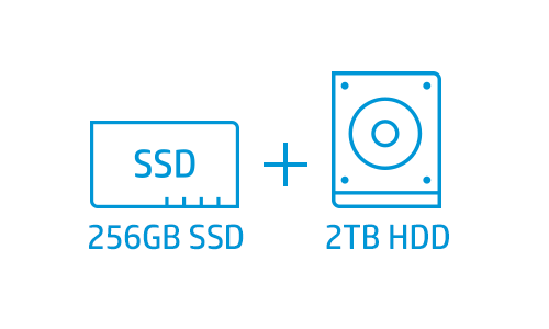 SSD＋HDDのデュアルストレージ