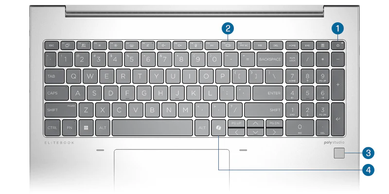 HP EliteBook 660 G11 キーボード