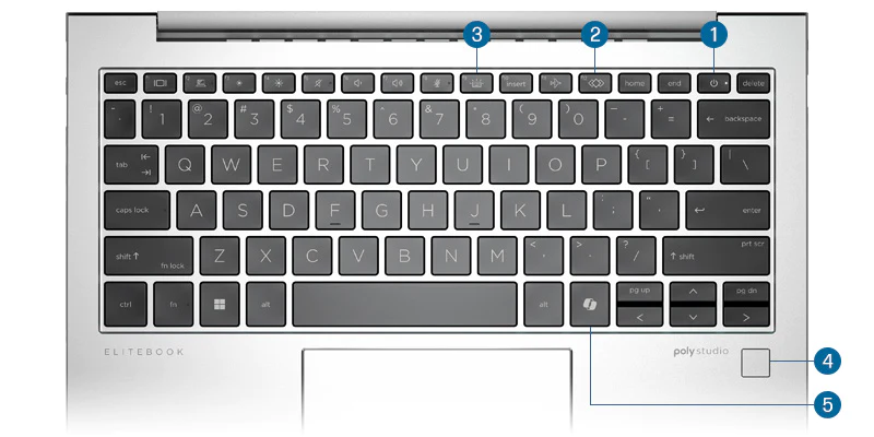 HP EliteBook 835 G11 キーボード