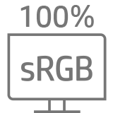 100% sRGB