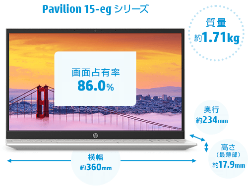 HP Pavilion 15-eg（インテル） | 日本HP