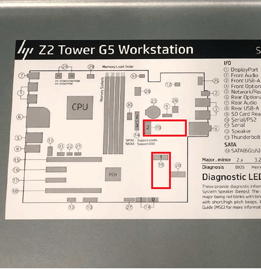 HP Z2 Tower G5 - M.2 SSD ドライブの取り付けについて（文書番号 ...