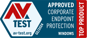 ※ 出典: AV-TEST The best Windows antivirus software for business users　(2024年2月）