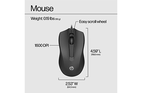 HP G105有線マウス