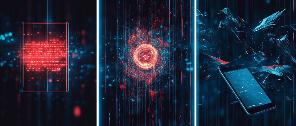 生成AIがもたらす3つの主要リスク：情報漏洩（左）、AI誤出力（中央）、風評被害（右）(画像：筆者作成)