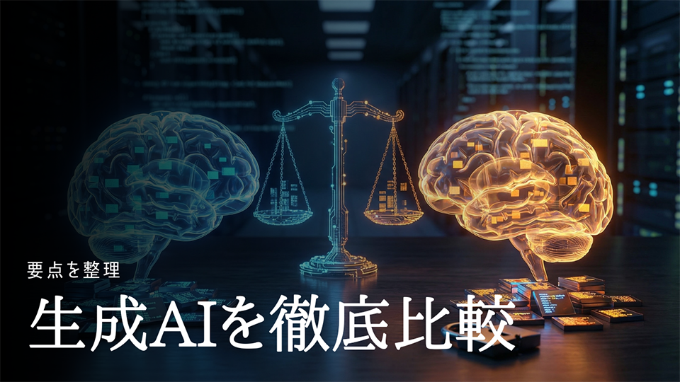 2025年9月版 生成AIモデル徹底比較