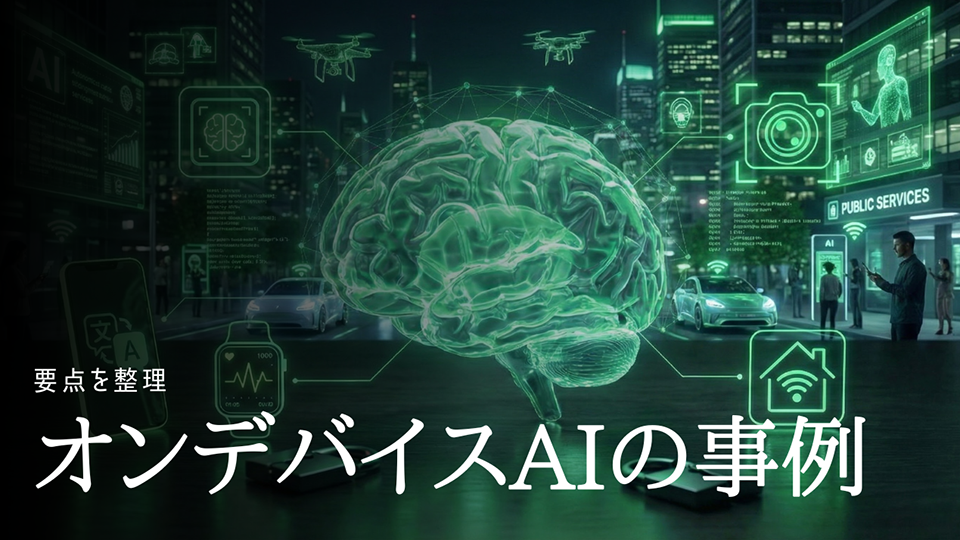 オンデバイスAI完全ガイド：スマホ・PCの実例と導入術まとめ
