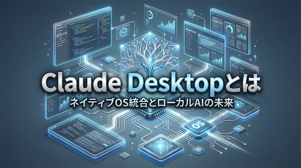 Claude Desktopとは？導入手順とMCP活用を整理