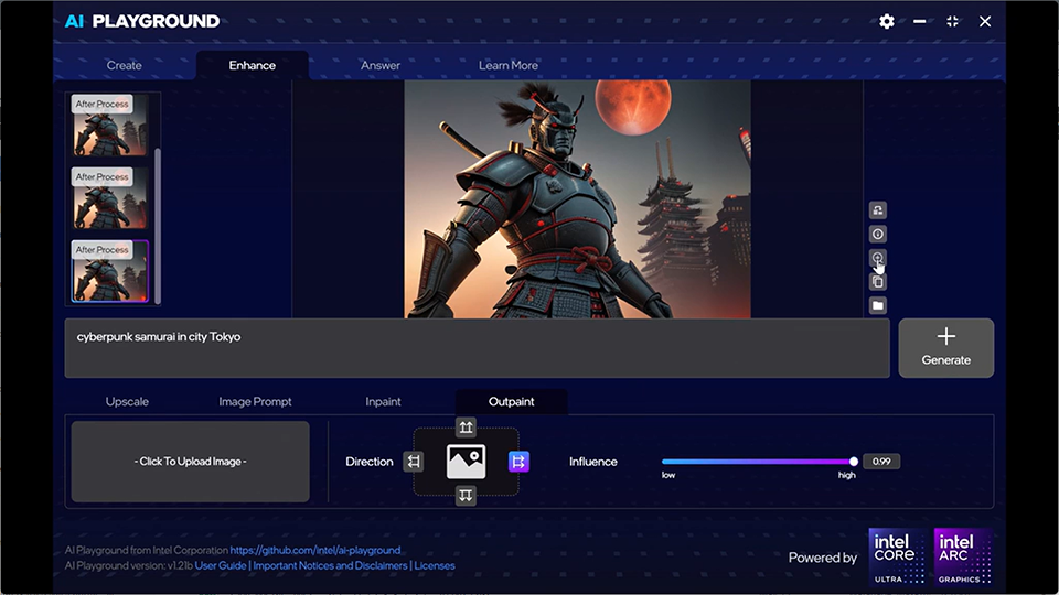 「Intel AI Playground」-ローカル上での質問回答・画像生成・画像編集のデモンストレーション
