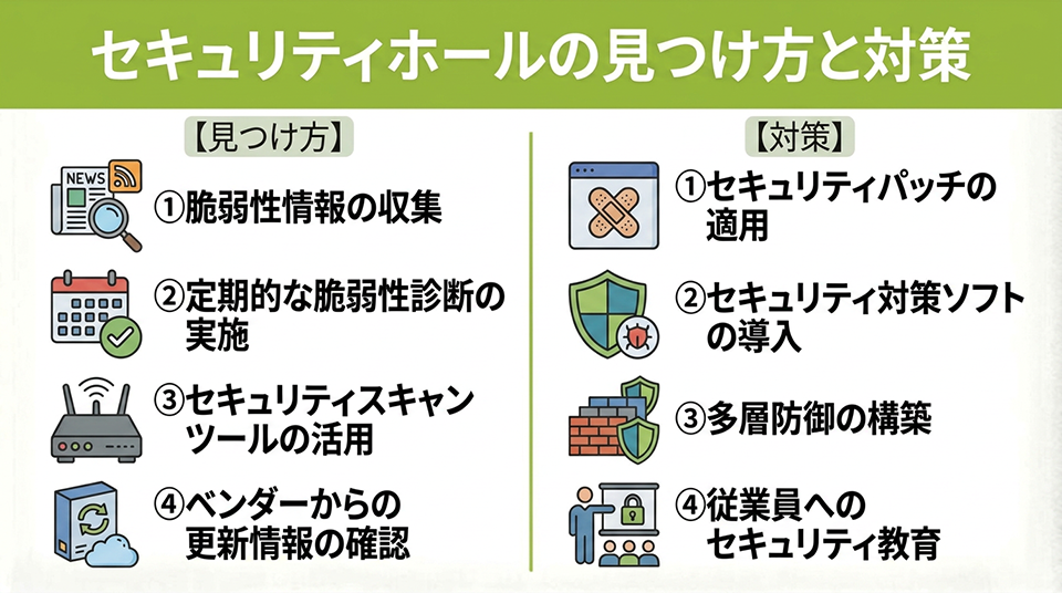 セキュリティホールとは?攻撃の手口と見つけ方・対策を解説