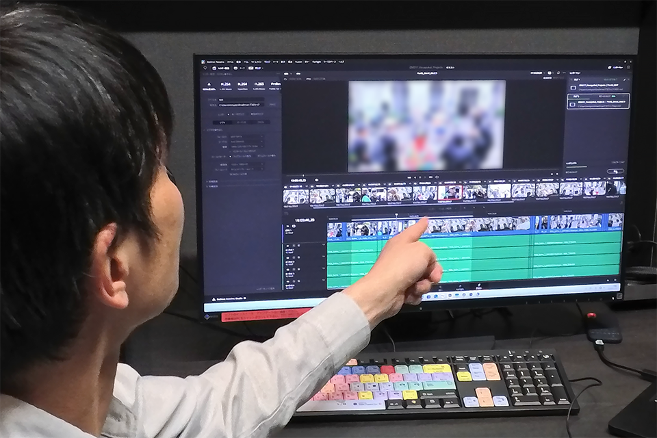 DaVinci Resolveは書き出し中の映像をプレビューできる