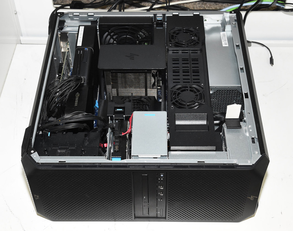 NVIDIA RTX PRO 6000 Blackwell Workstation Editionを1枚搭載したHP Z6 G5 A Workstation［クリックで拡大］